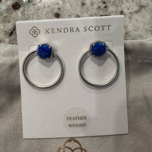 Kendra Scott Davie Opal Hoops